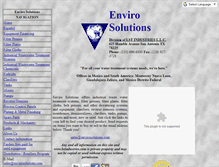 Tablet Screenshot of envirosolutions.com